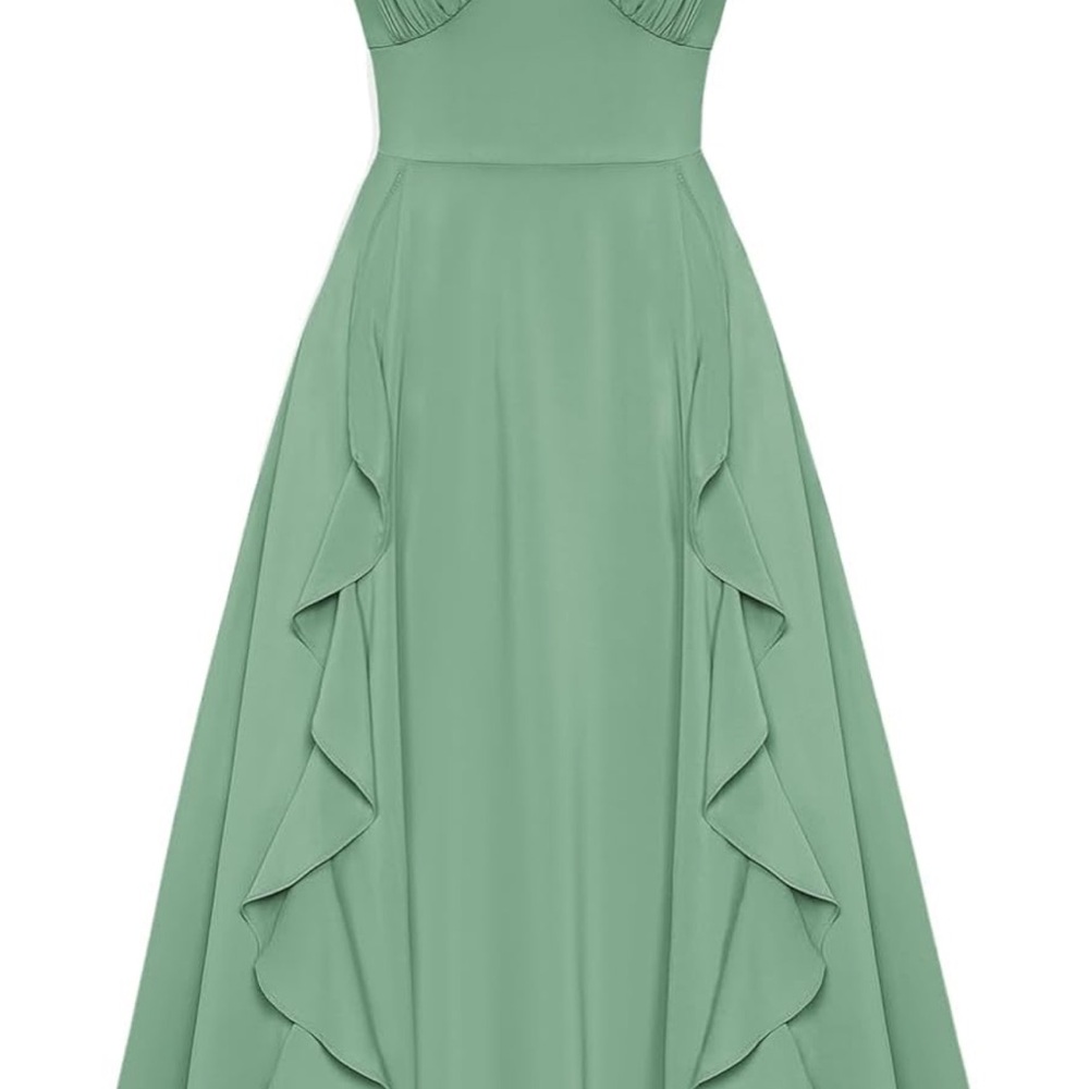 Elegant Green Evening Gown